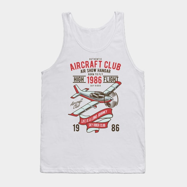 Aircraft Club Tank Top by alphacreatives